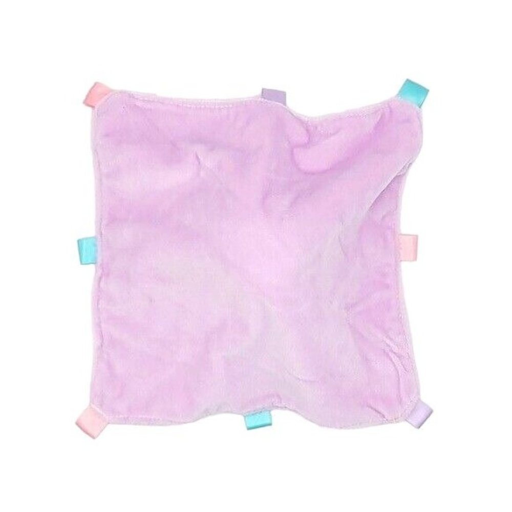 2/$15 Spot Brown Bear Lovey Plush Purple Square 10" Tags Stuffed Animal Security - Picture 7 of 9